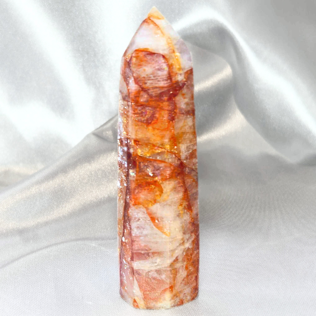 Fire Quartz Tower Point