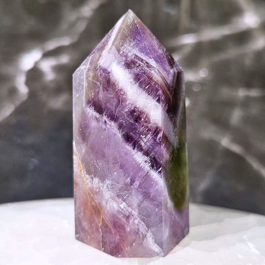 Dream Amethyst (Chevron) - Point