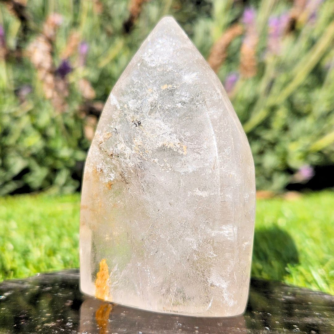 Clear Quartz Tear Drop Free Form