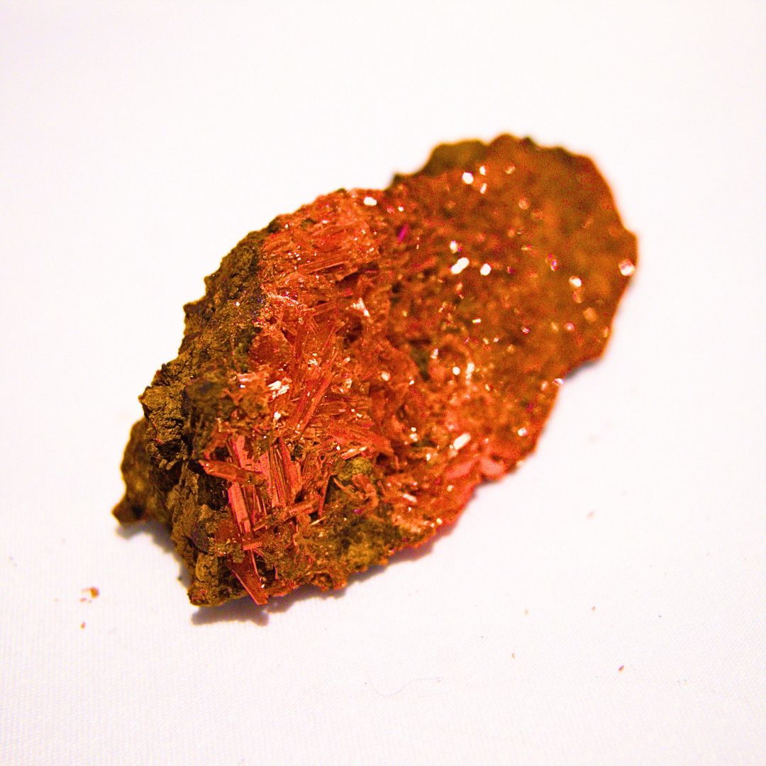 Very Rare Crocoite (Limonite) Mineral Specimen