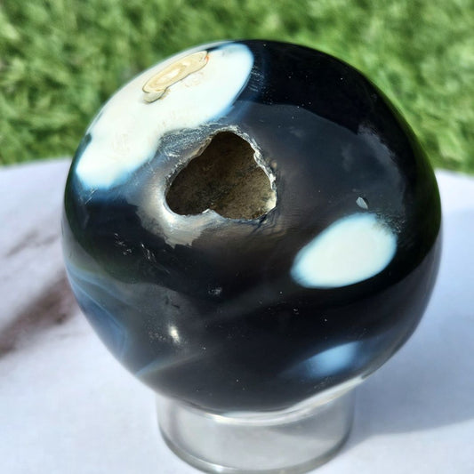 Orca Agate Sphere