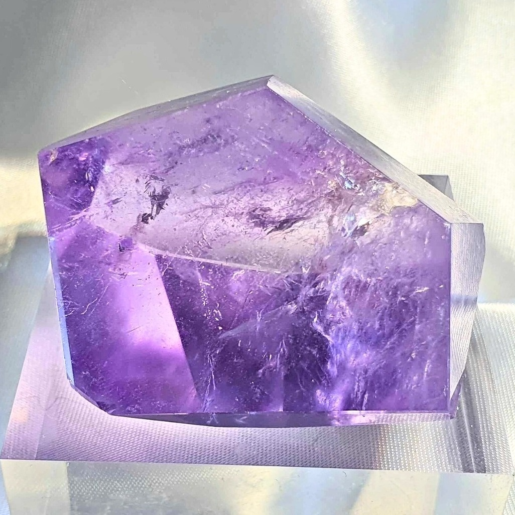 Extra Grade Ametrine Crystal with Phantoms & Rainbows - Bolivia 2