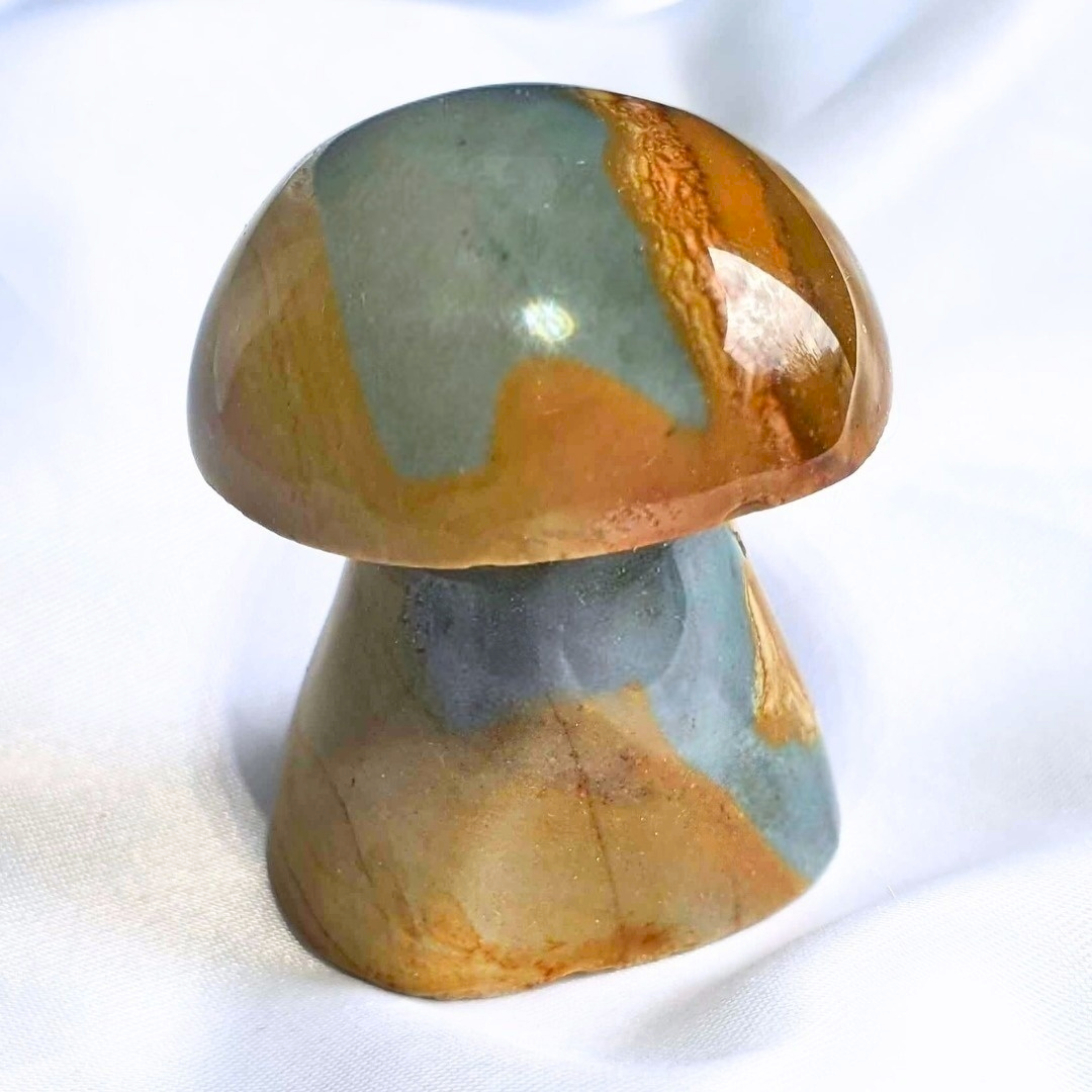 Polychrome Jasper Mushroom Medium Carving