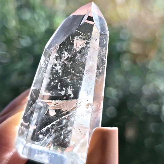 Tapered Clear Quartz Crystal Tower - Brazil