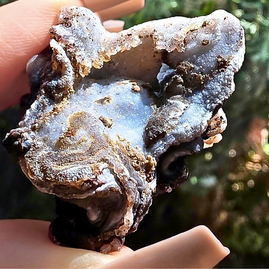 Blue Chalcedony Crystal Cluster