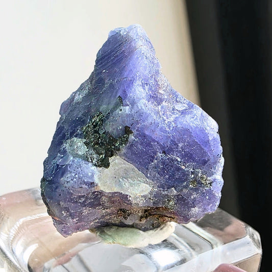 Natural Tanzanite with Graphite Specimen