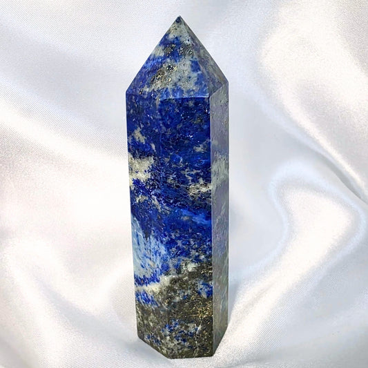 Lapis Lazuli with Pyrite Tower - 109g