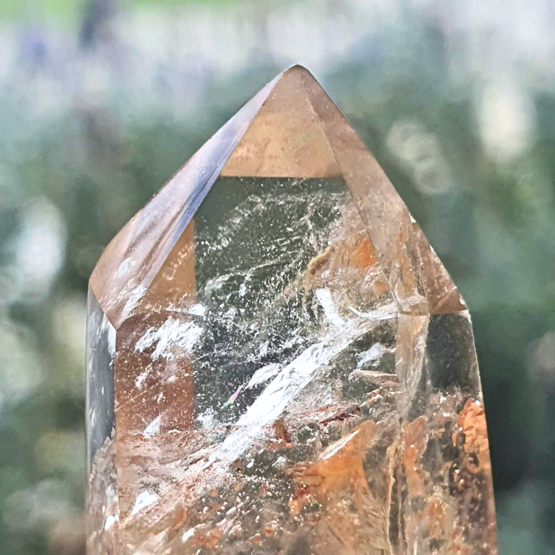 High Grade Natural Citrine Tower Point - Morocco