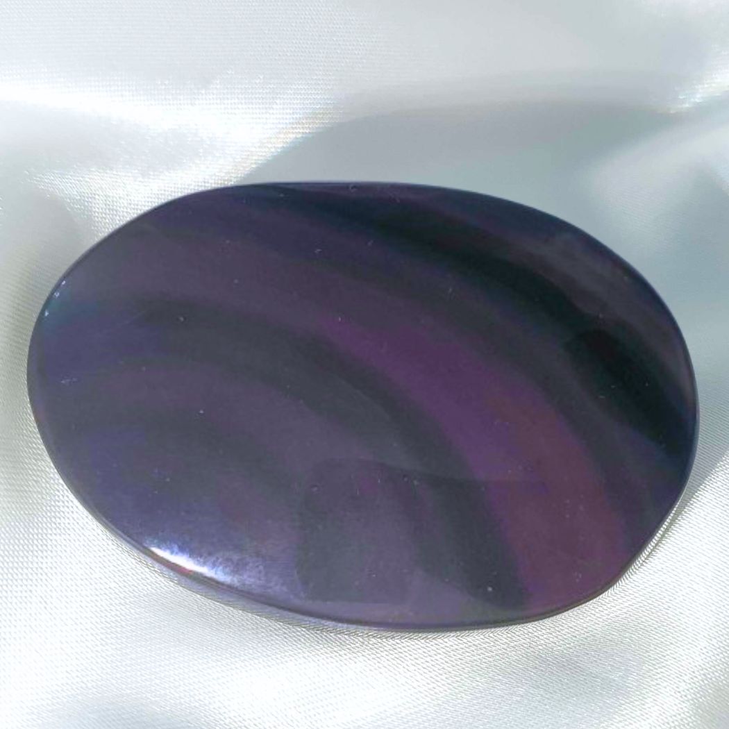 Rainbow Obsidian Palm Stone