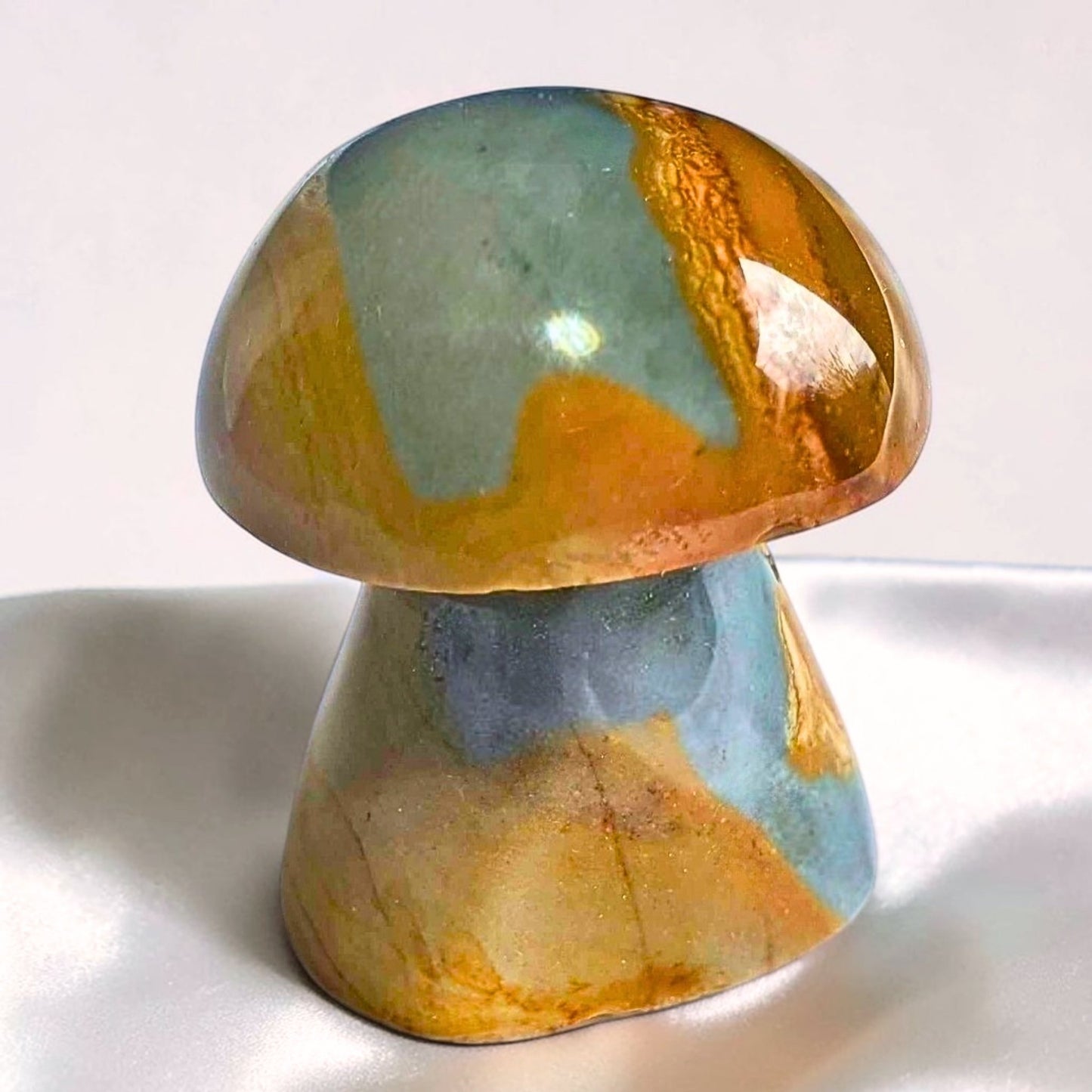 Polychrome Jasper Mushroom Medium Carving