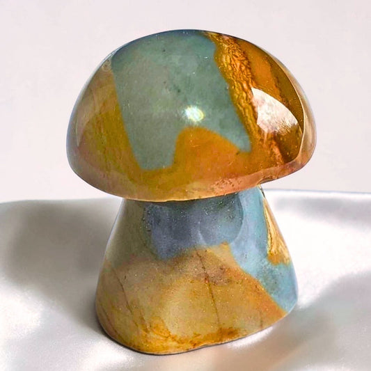 Polychrome Jasper Mushroom Medium Carving