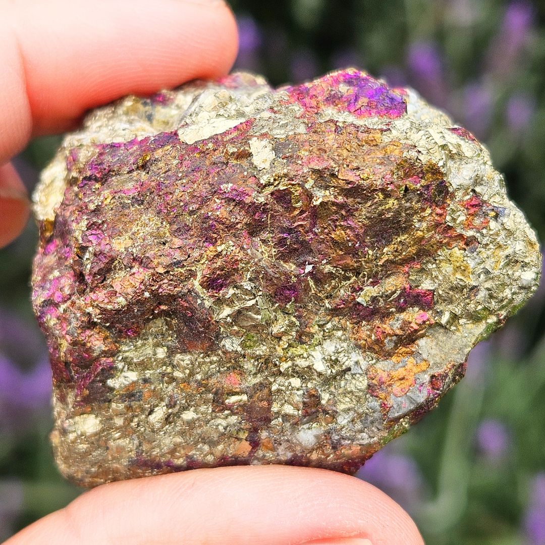 Chalcopyrite - (Peacock Ore)