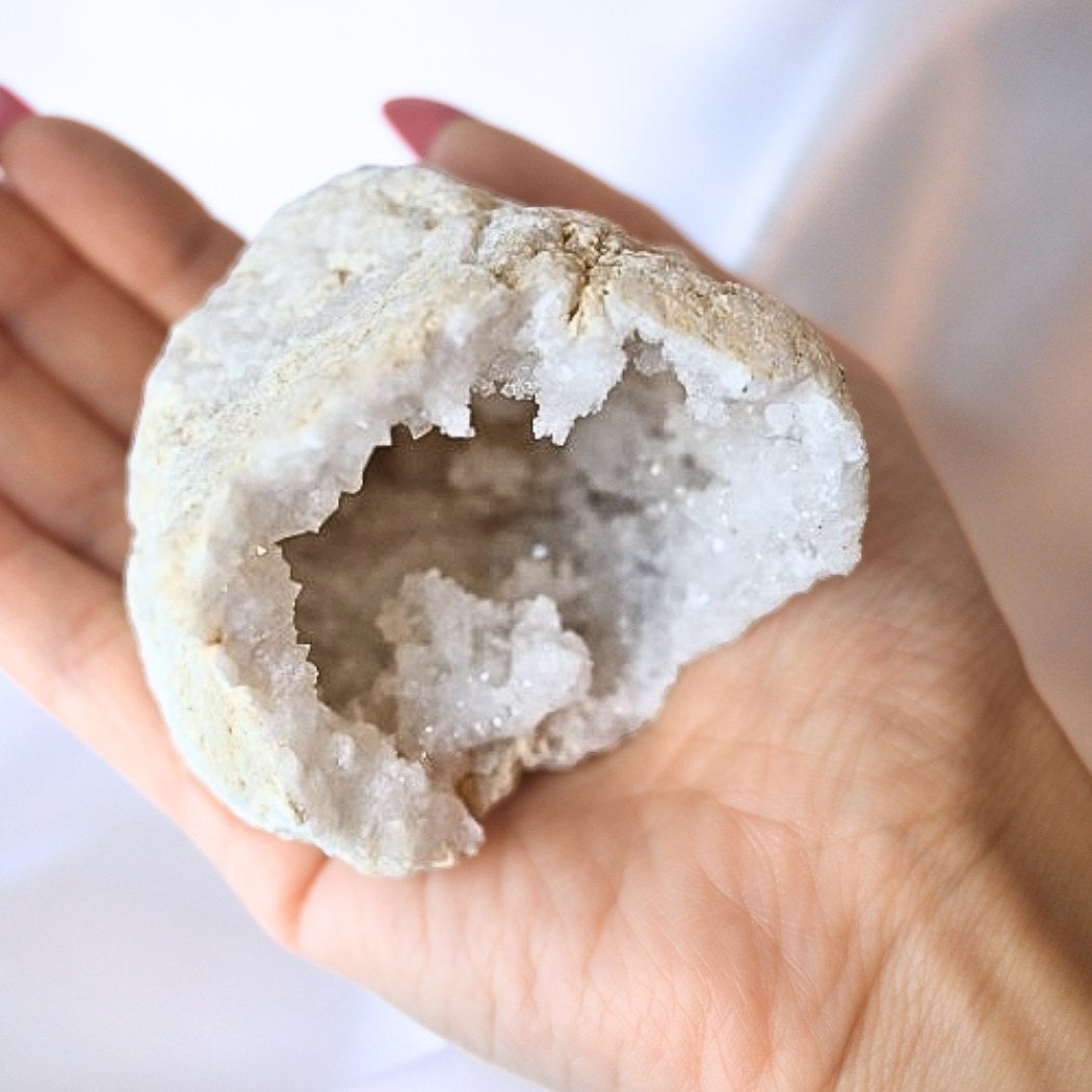 Moroccan Sugar Quartz Geode