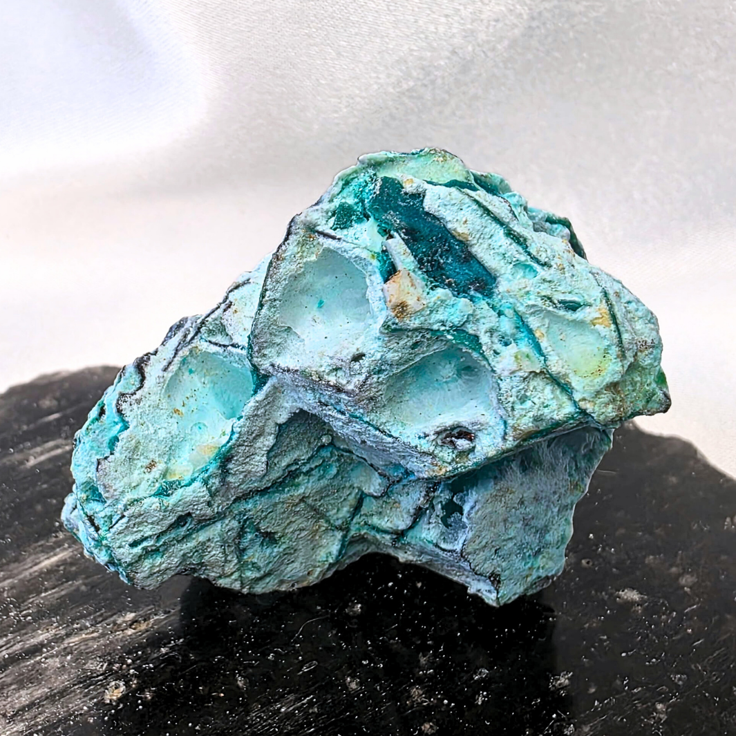 Chrysocolla with Secondary Growth Specimen - Mexico