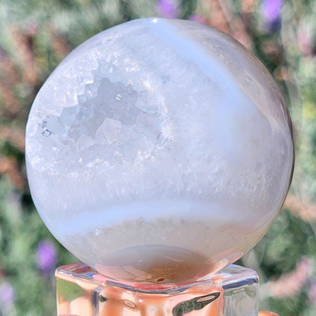 Agate Quartz Sphere