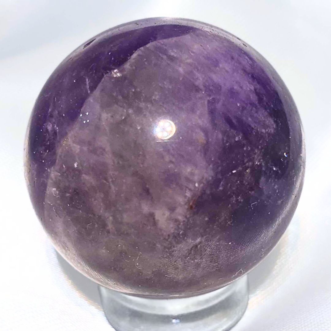 Dream Amethyst & Smoky Quartz Sphere