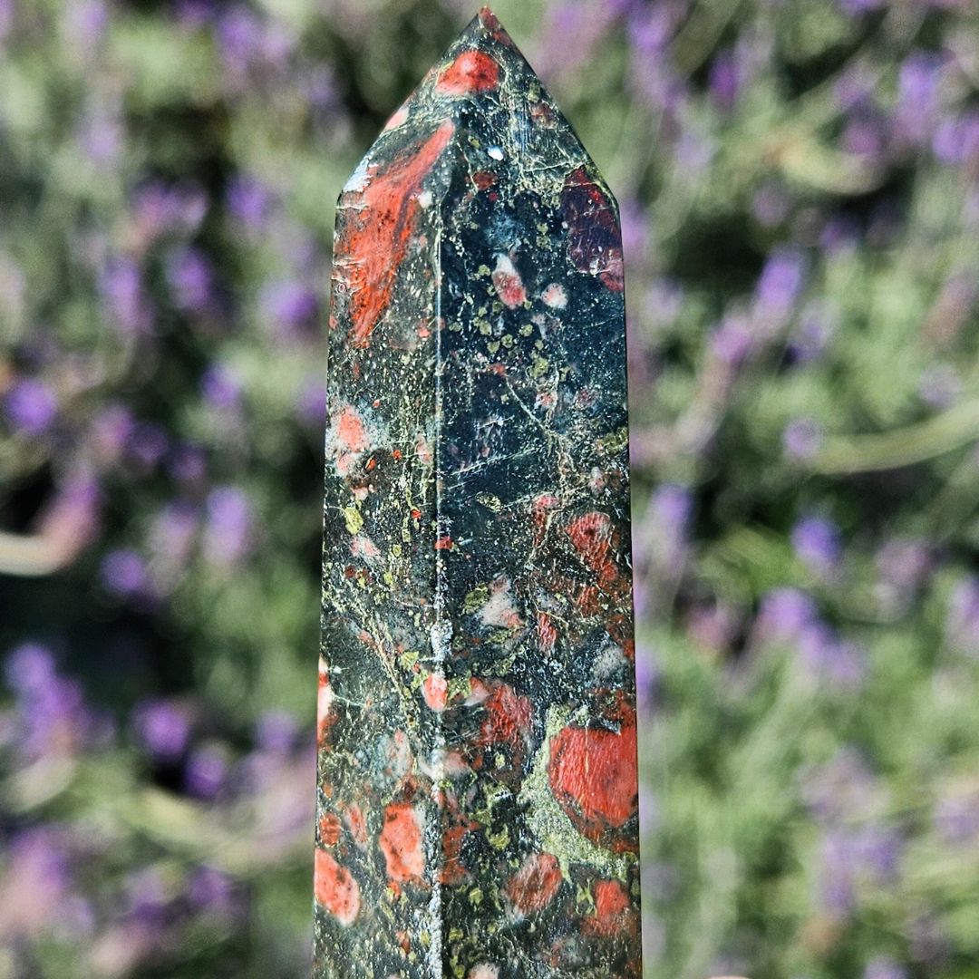 Plum Blossom Jasper Tower