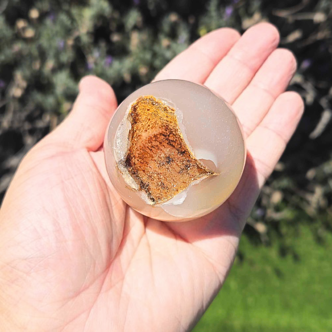 Druzy Agate Sphere