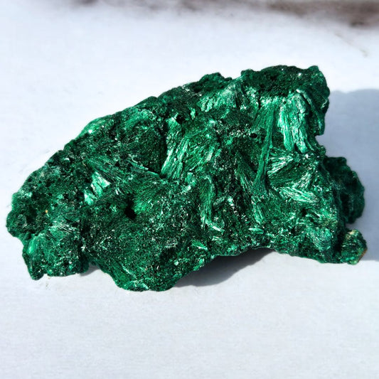 Fibrous Malachite Cluster - The DR Congo