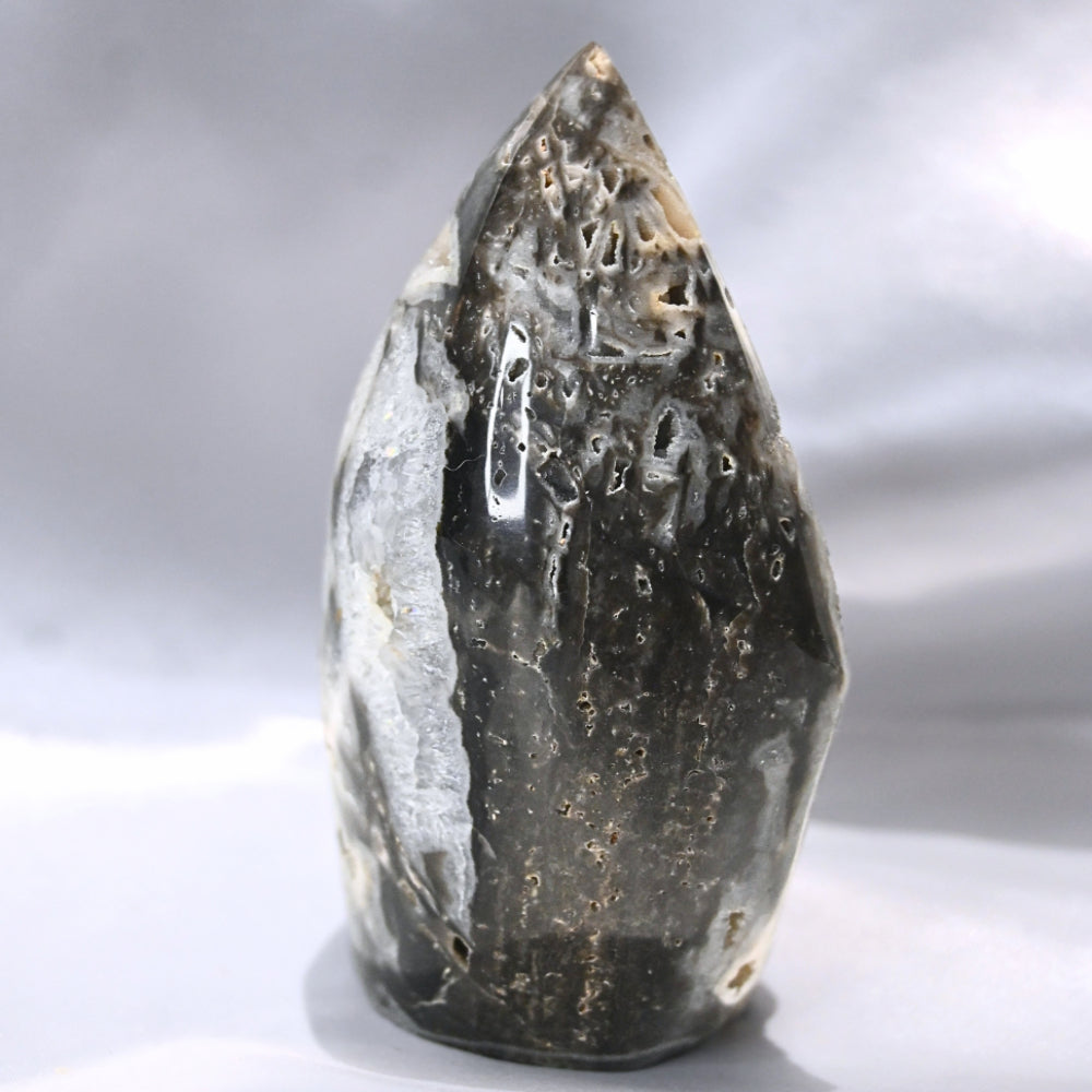 Large Extra Druzy Sphalerite Free Form Crystal - 11cm tall