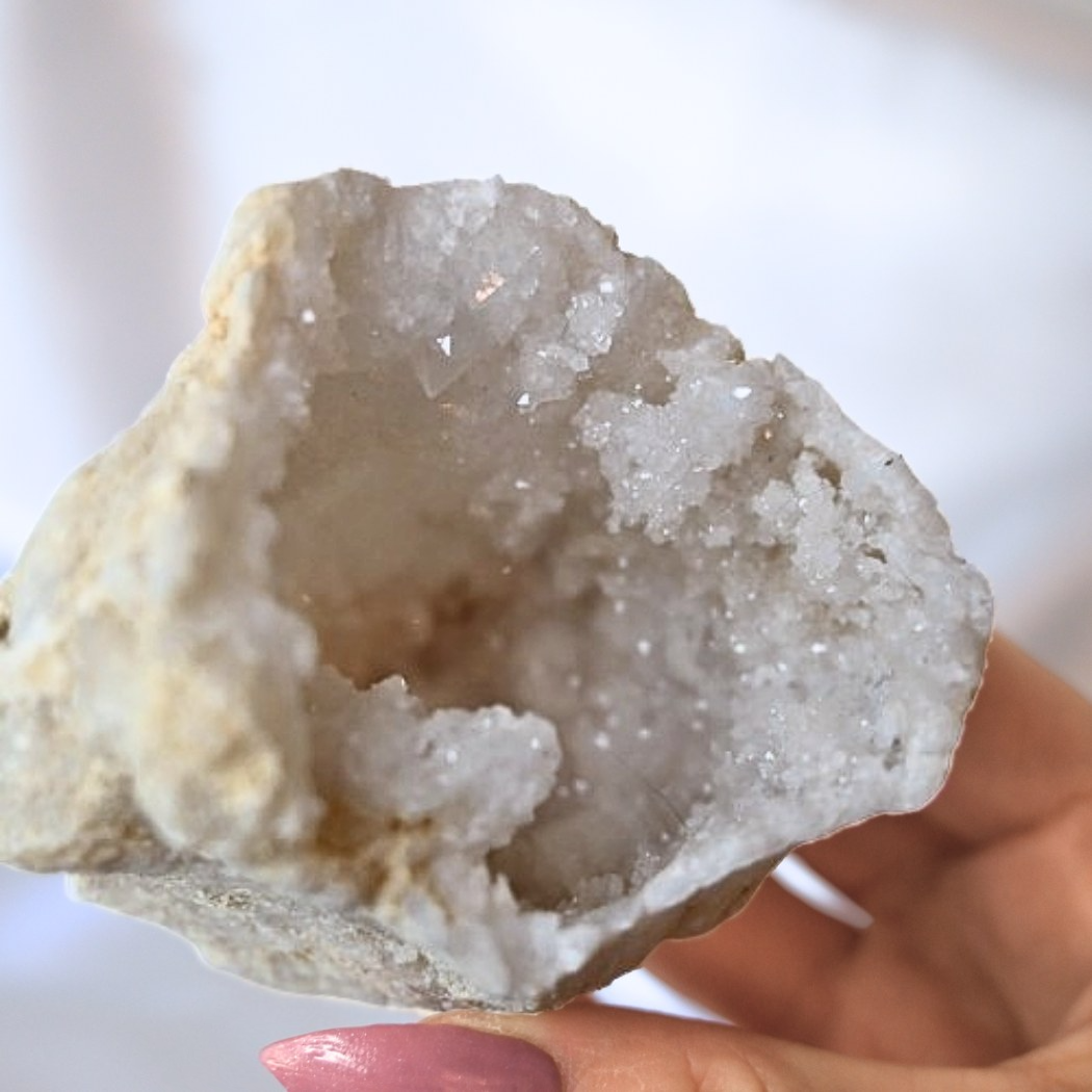 Moroccan Sugar Quartz Geode