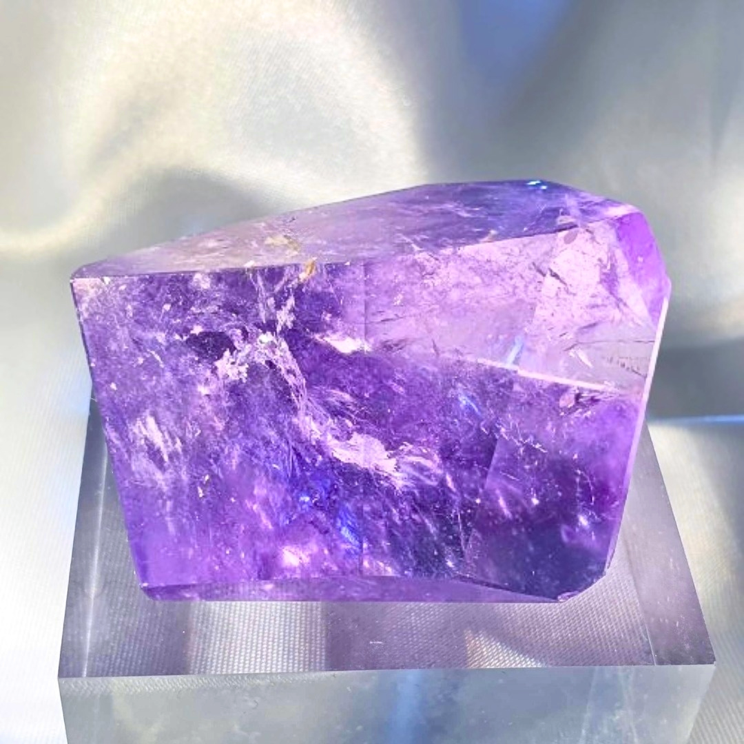 Extra Grade Ametrine Crystal with Phantoms & Rainbows - Bolivia 2