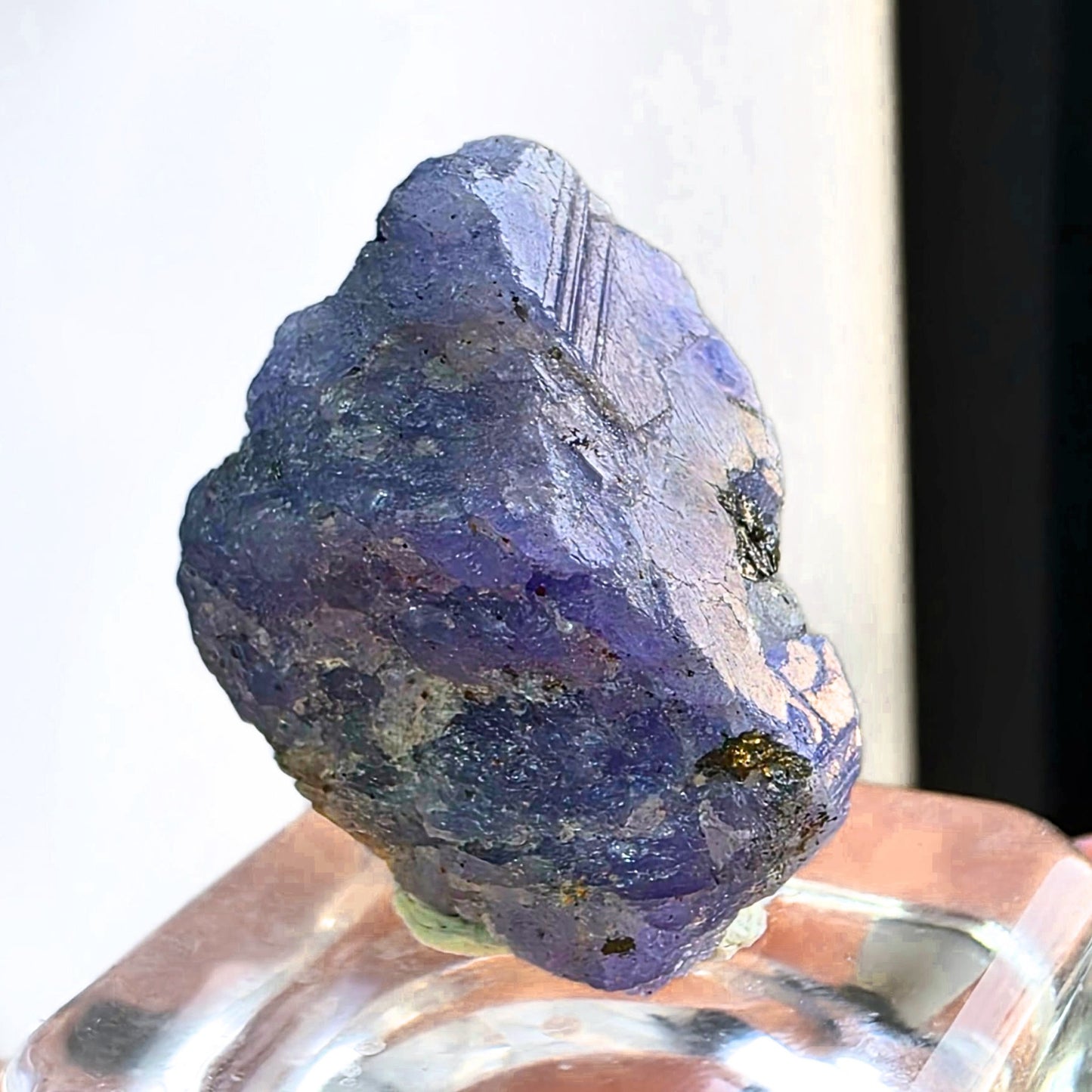 Natural Tanzanite with Graphite Specimen
