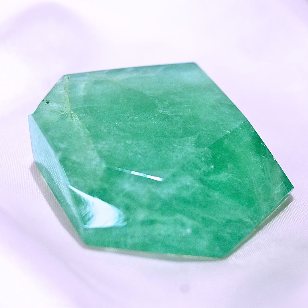 Green Feather Fluorite Free Form