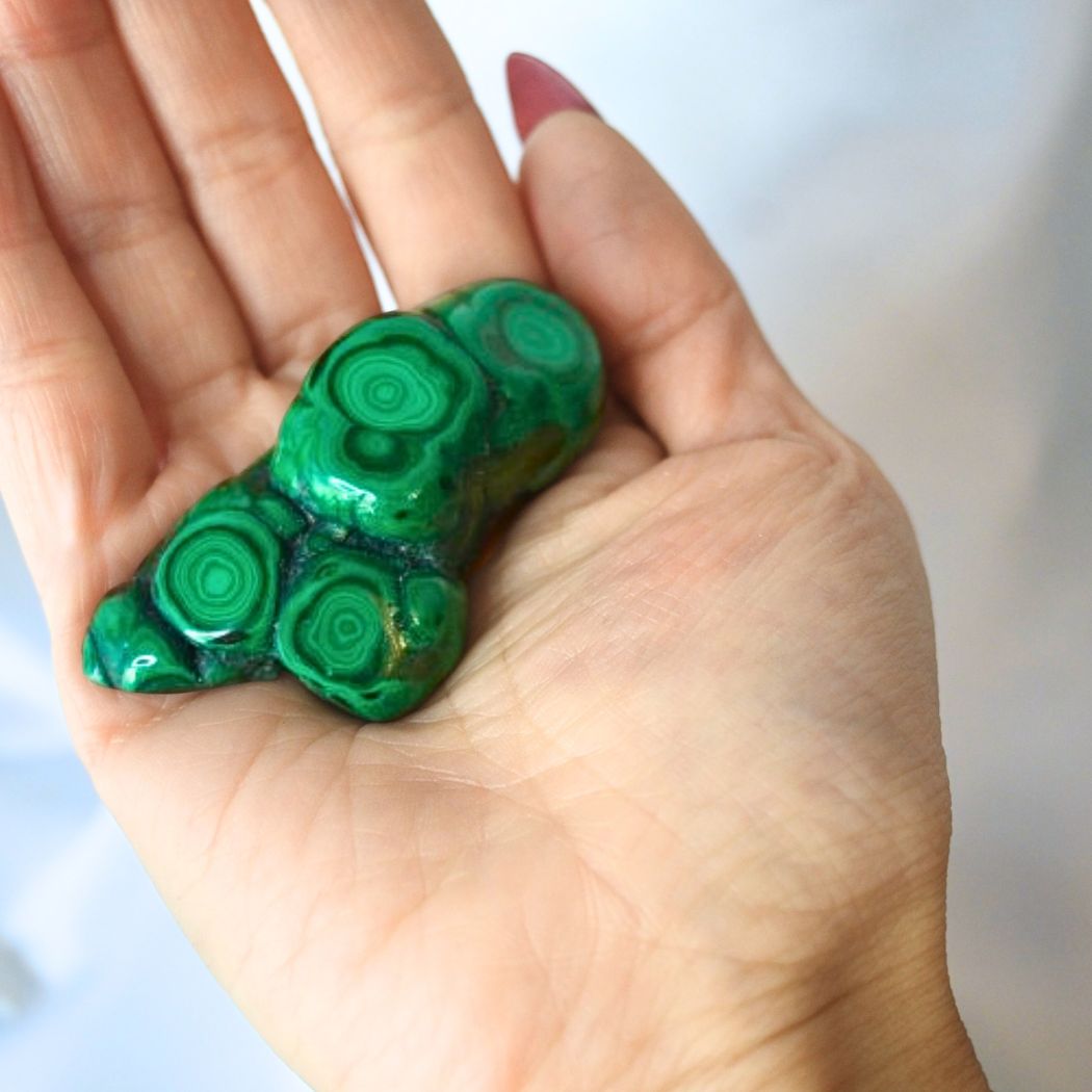 Malachite Semi-Polished Free Form