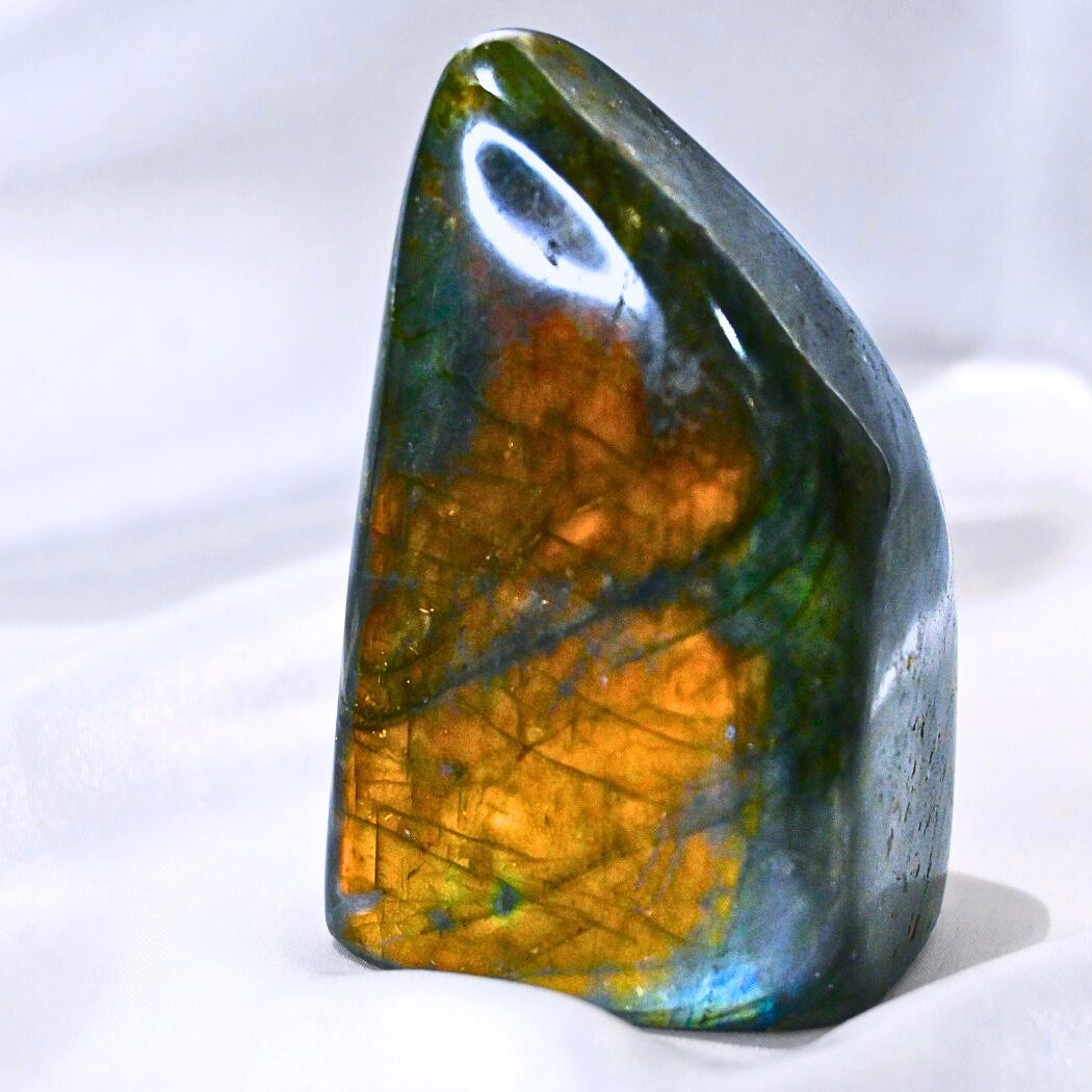 Labradorite Free Form with Sunset and Blue Flashes