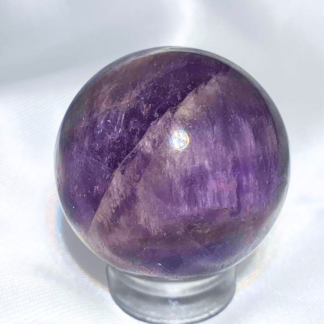 Dream Amethyst & Smoky Quartz Sphere