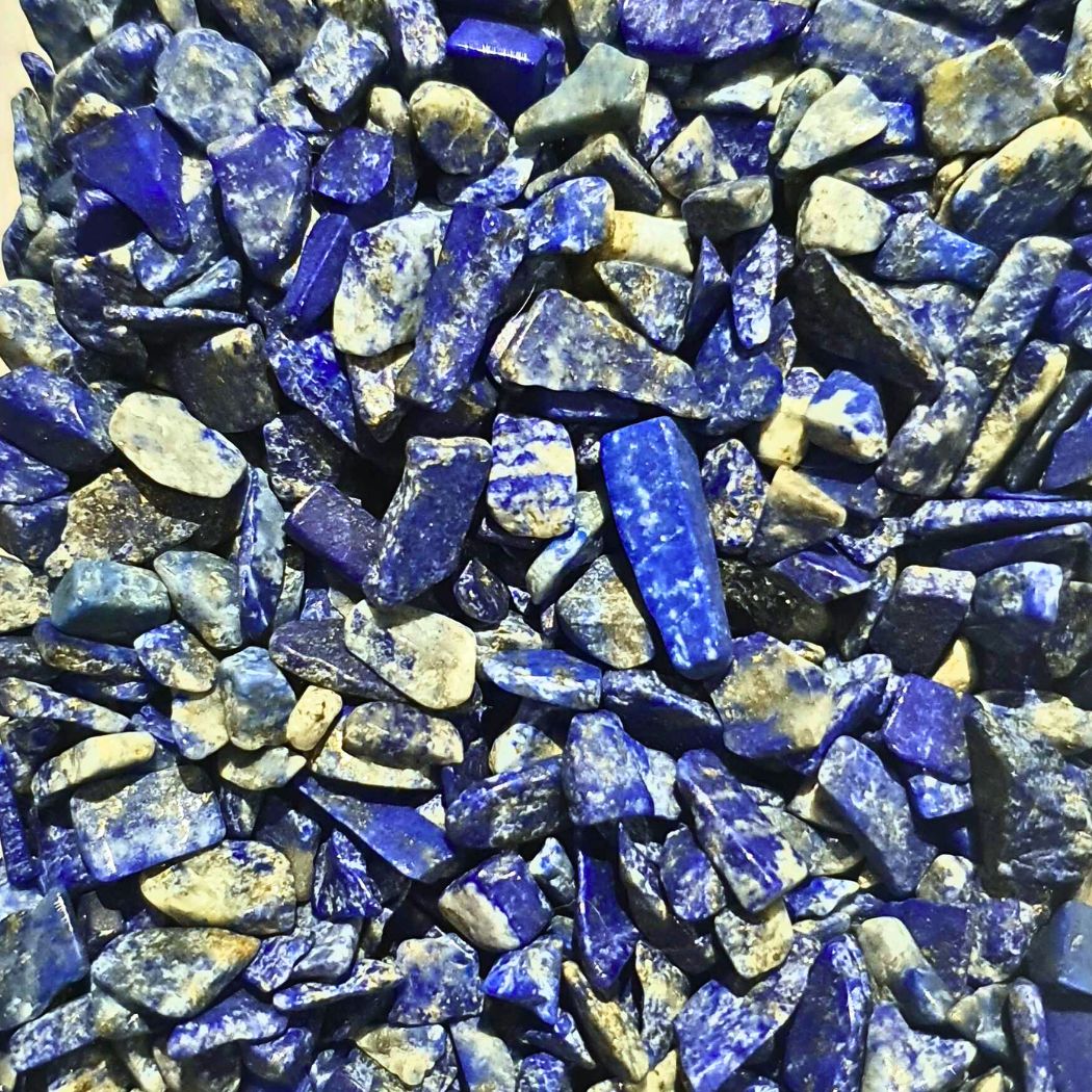 Lapis Lazuli Crystal Chips - In Organza Bag