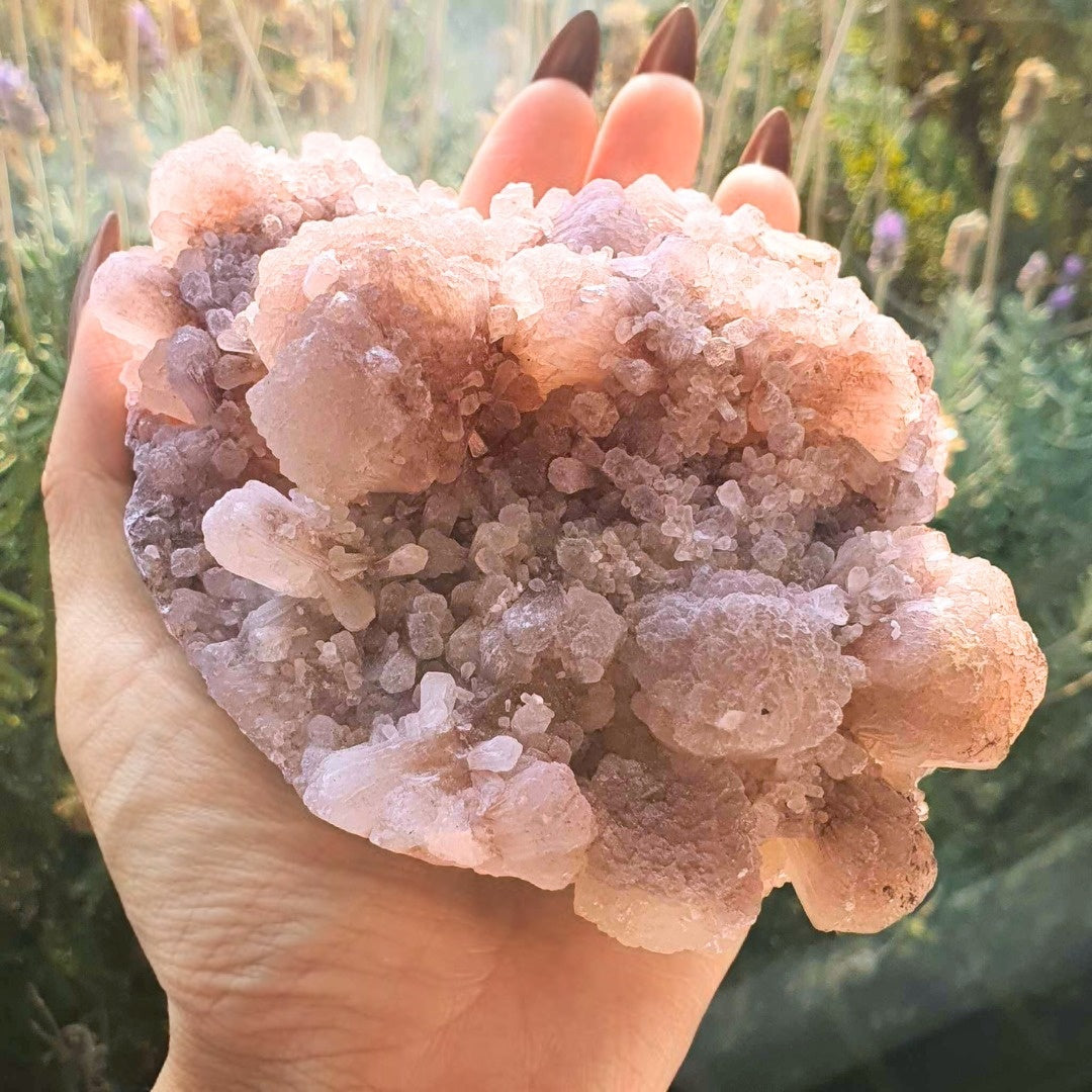 Mauve Zeolite Crystal Cluster - 521g