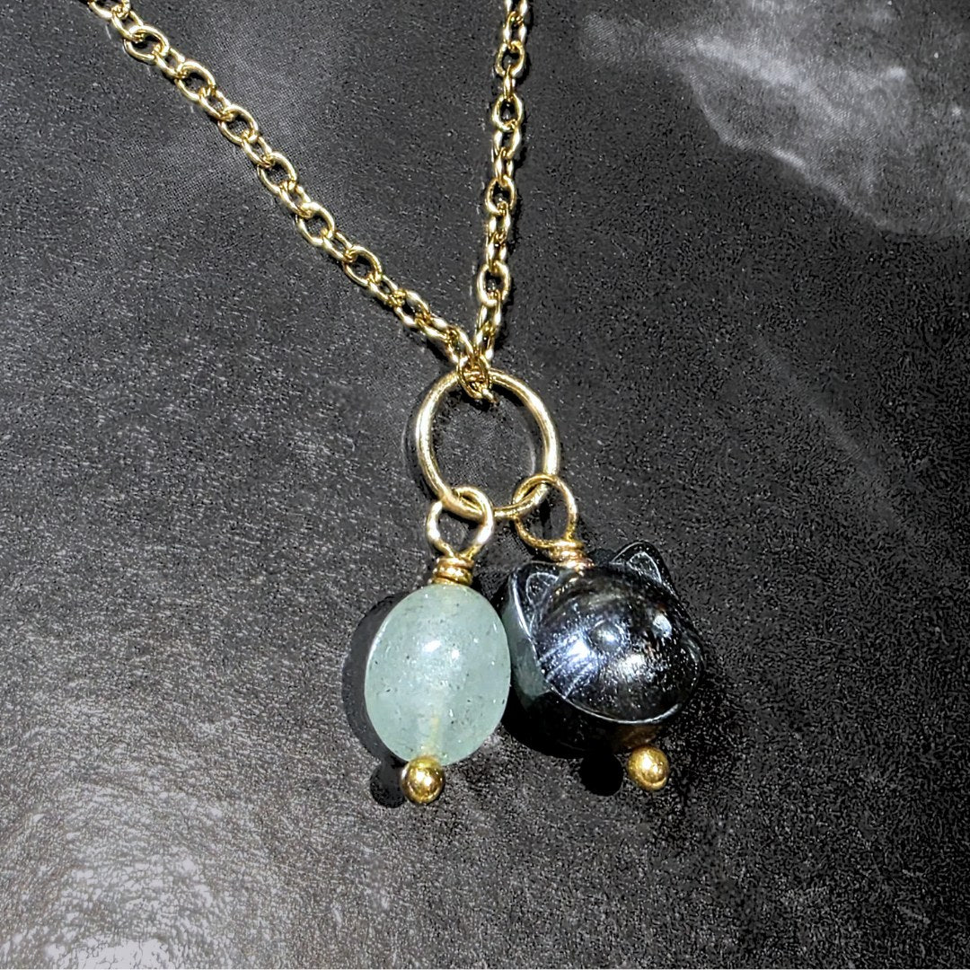 Custom Crystal Charm Necklace