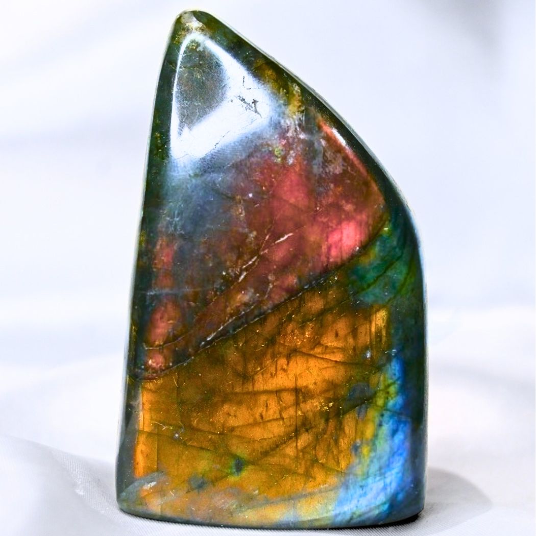 Labradorite Free Form with Sunset and Blue Flashes