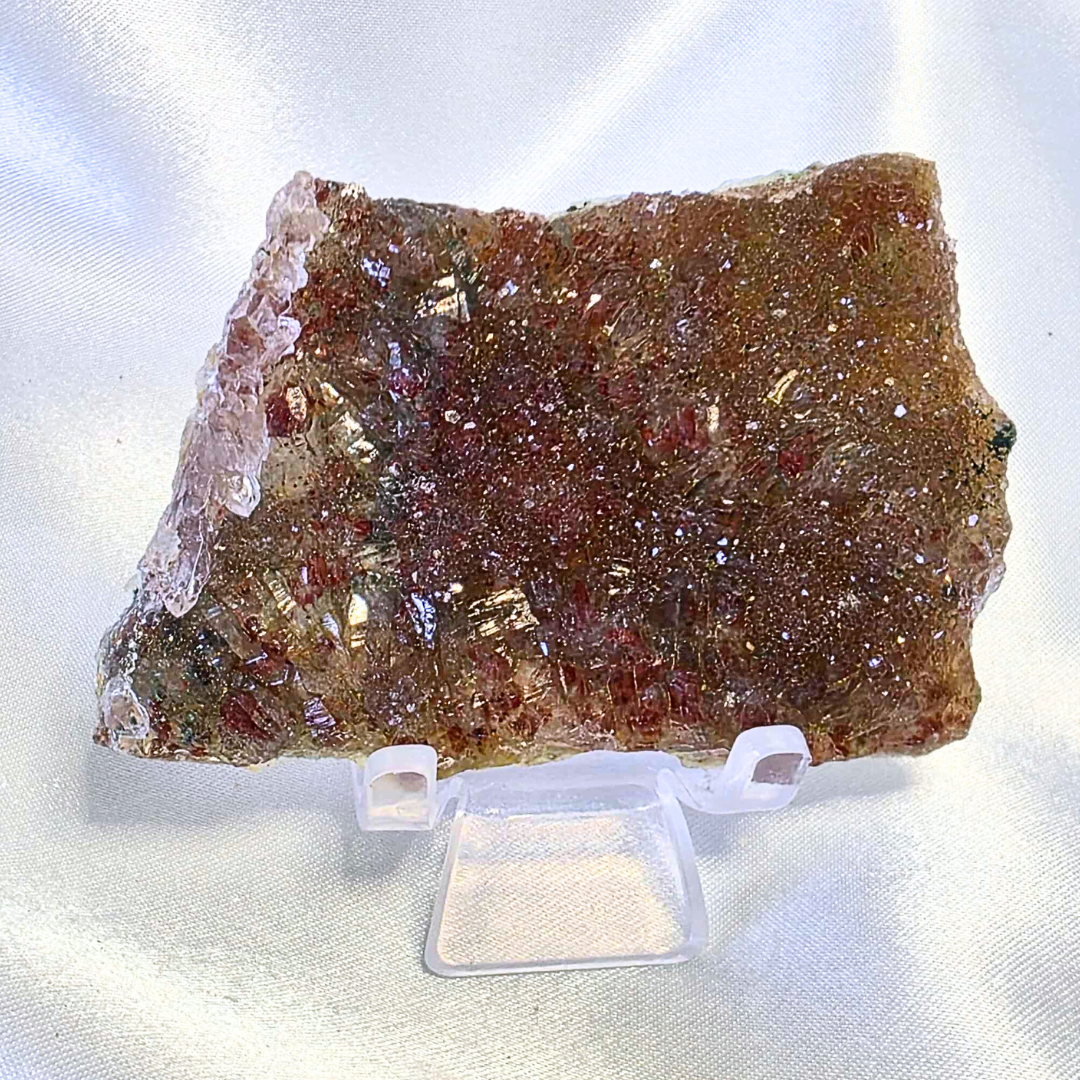 Rainbow Amethyst Crystal Tabular Cluster