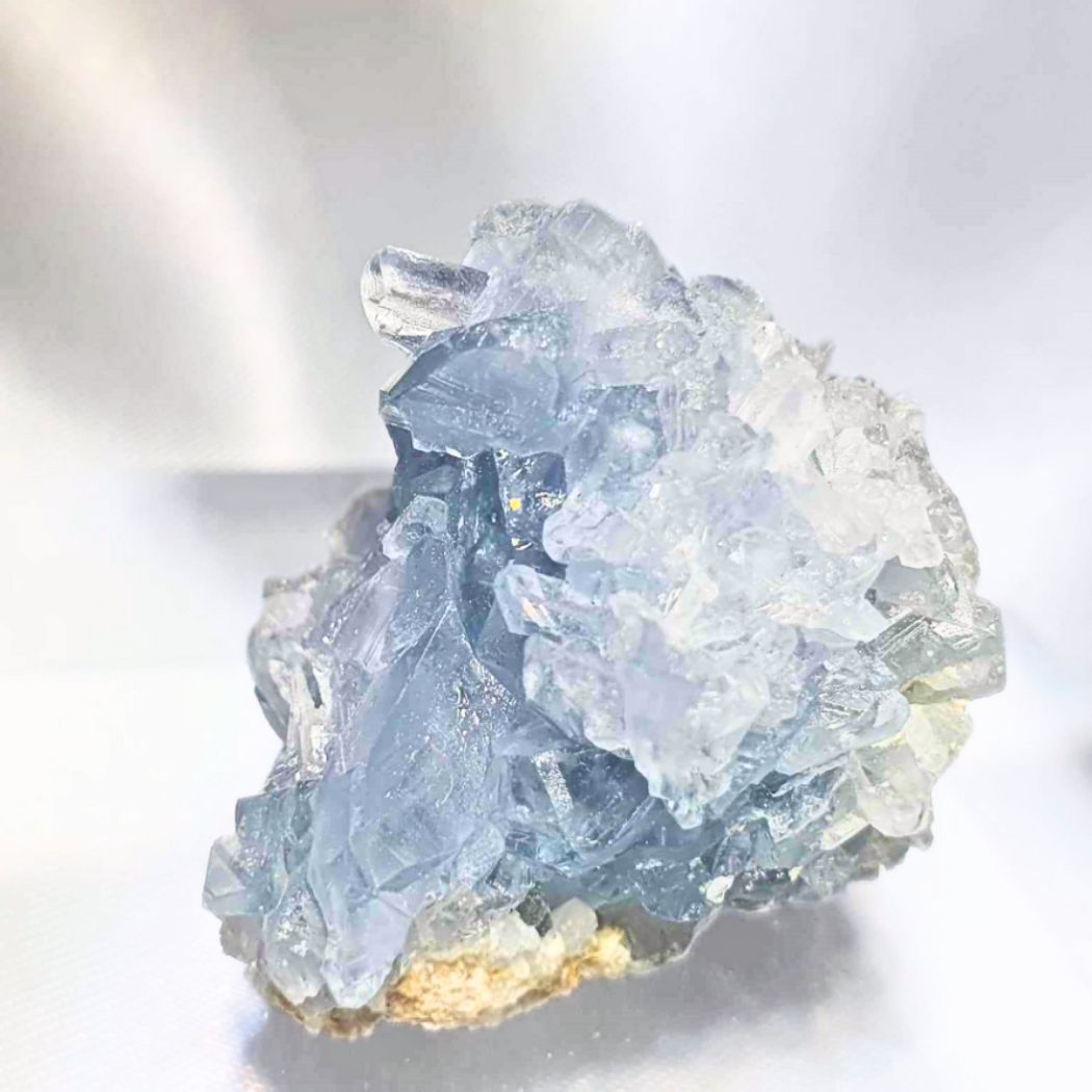 High Grade Celestite Crystal Cluster