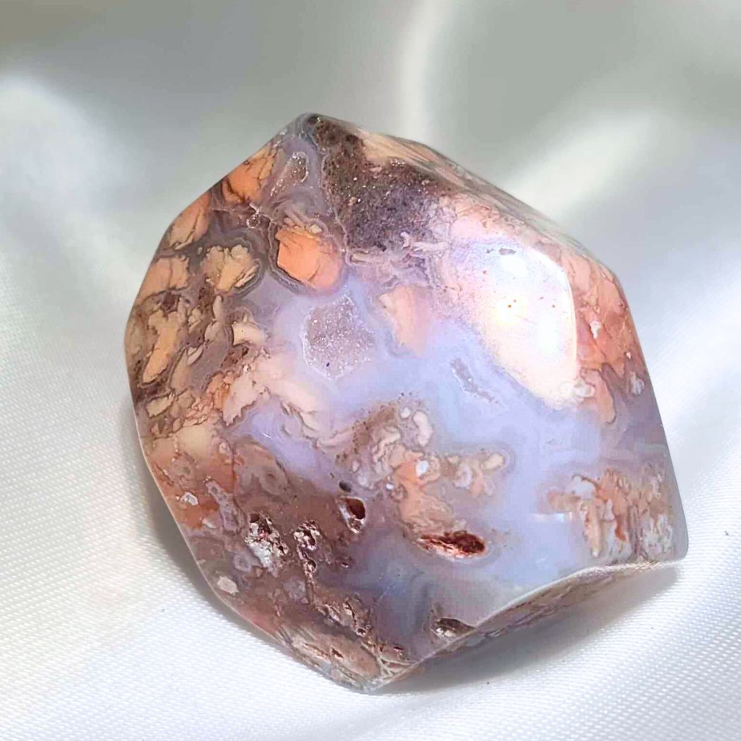 Druzy Pink Petal Agate (Cotton Candy) Free Form