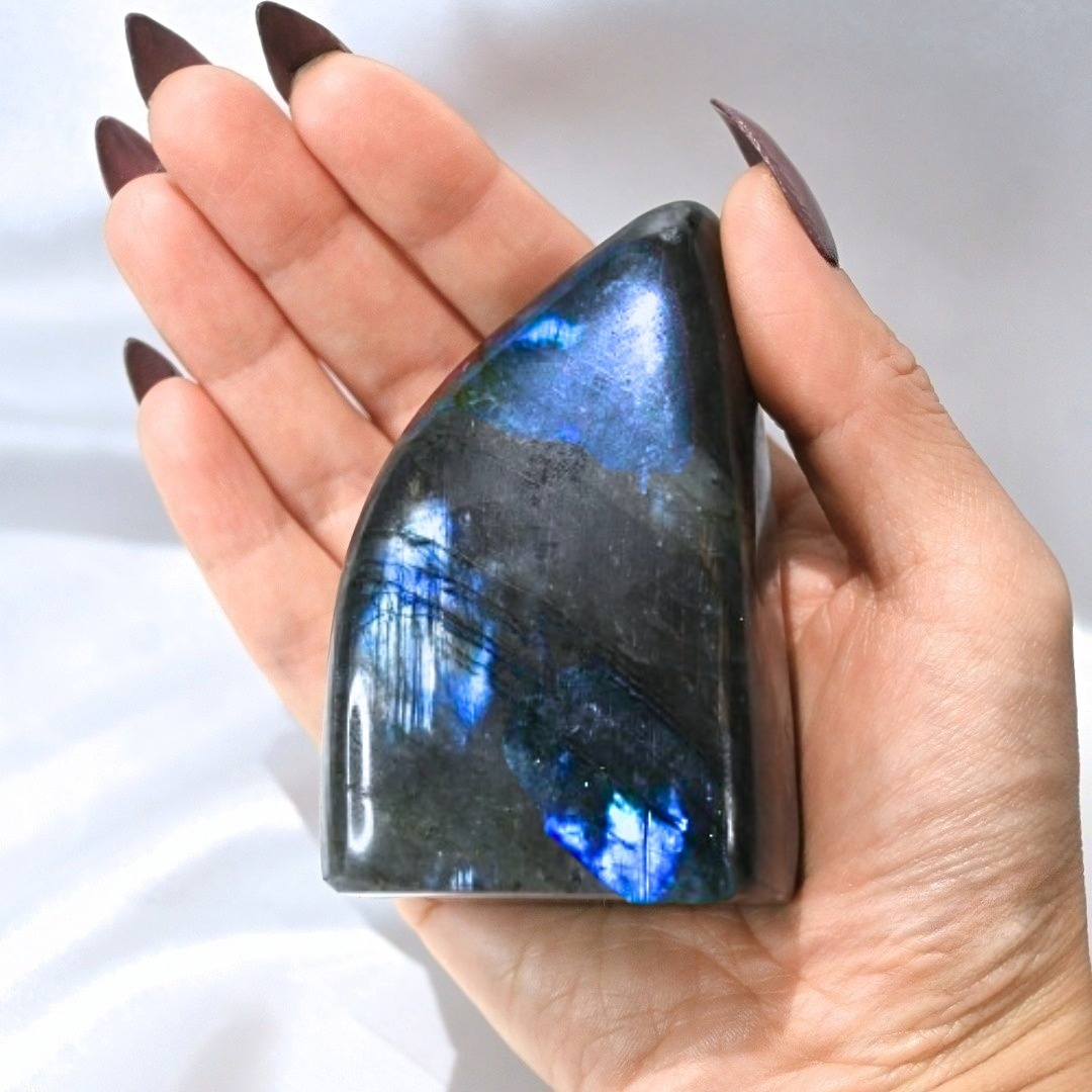 Labradorite Free Form with Sunset and Blue Flashes