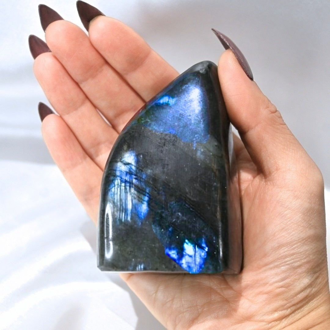 Labradorite Free Form with Sunset and Blue Flashes