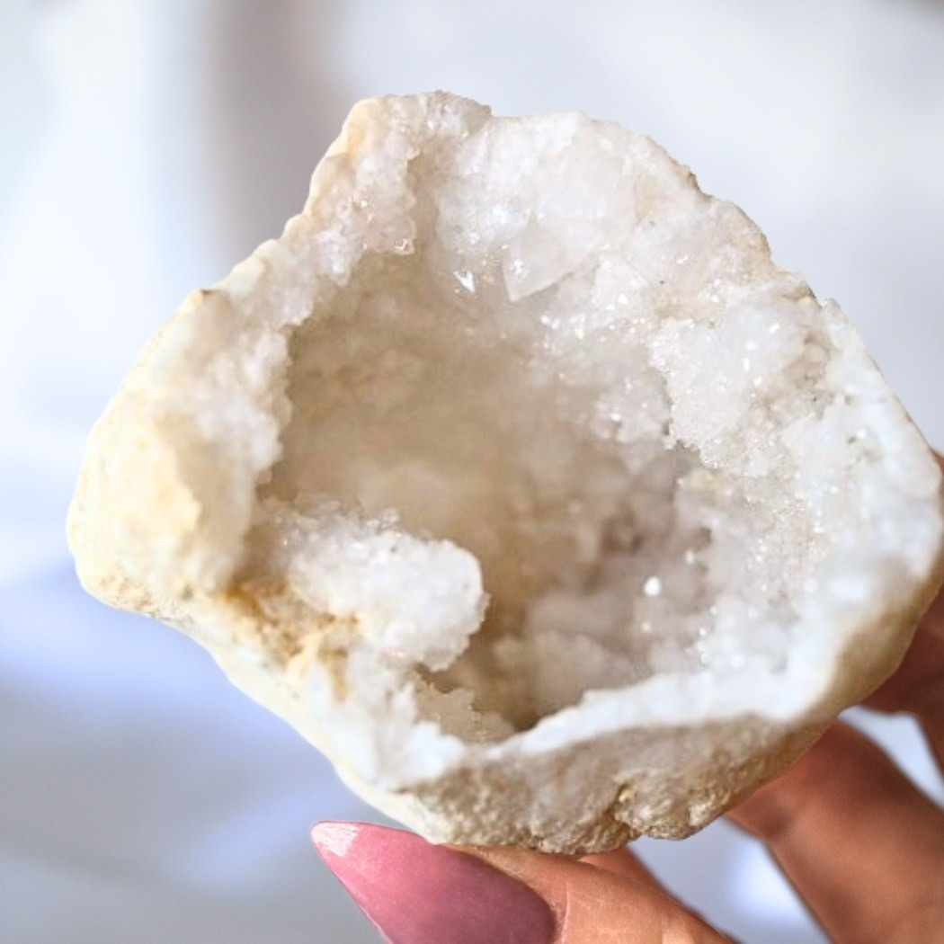 Moroccan Sugar Quartz Geode