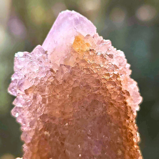 Fairy Quartz (Spirit/Cactus Quartz) with Citrine Small Cluster