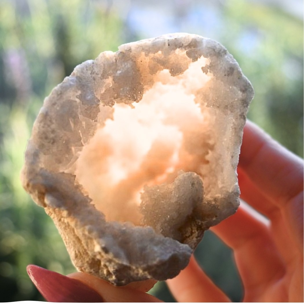 Moroccan Sugar Quartz Geode