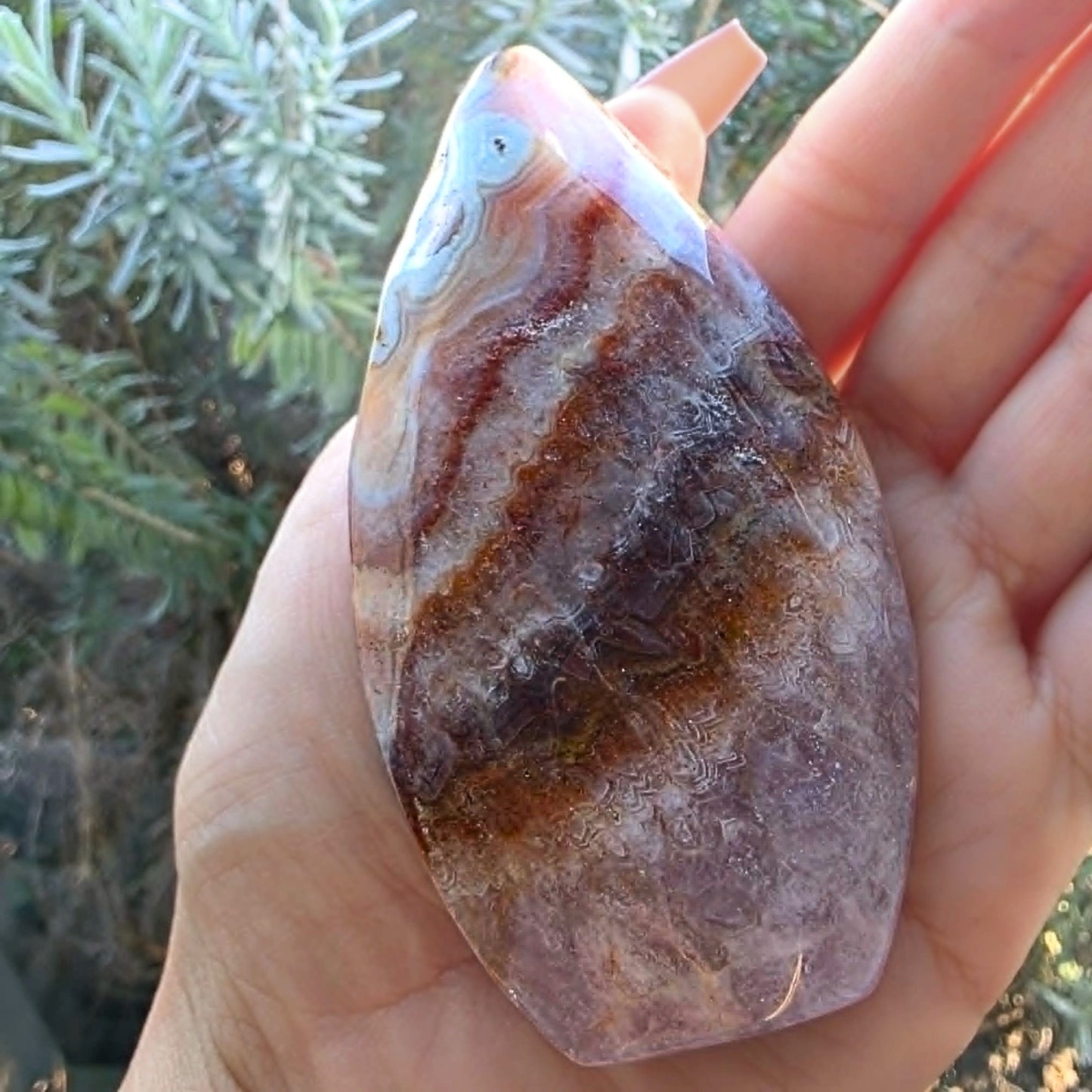 Amethyst x Crazy Lace Agate Freeform