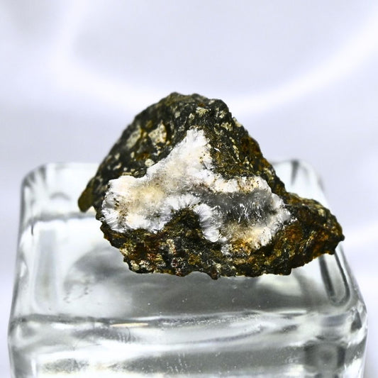 Natrolite & Black Tourmaline Specimen