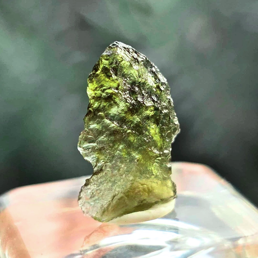 Genuine Moldevite in Case - Czech Republic