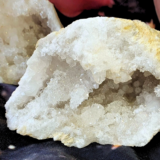 Druzy Moroccan Sugar Quartz Pair - 490g