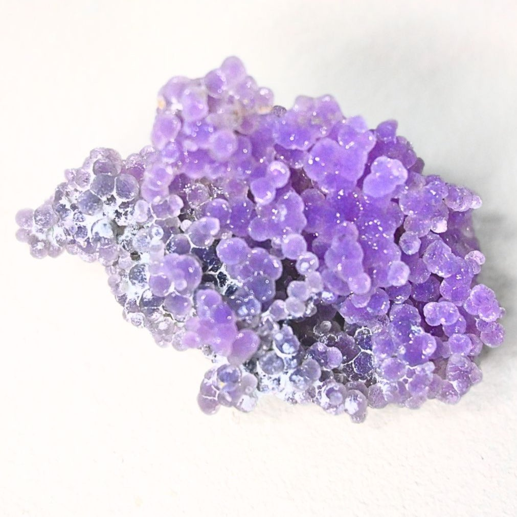 Grape Agate (Chalcedony) Purple Sparkling Cluster