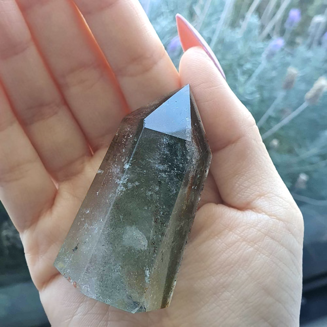 Garden Quartz (Lodolite) Tower Point