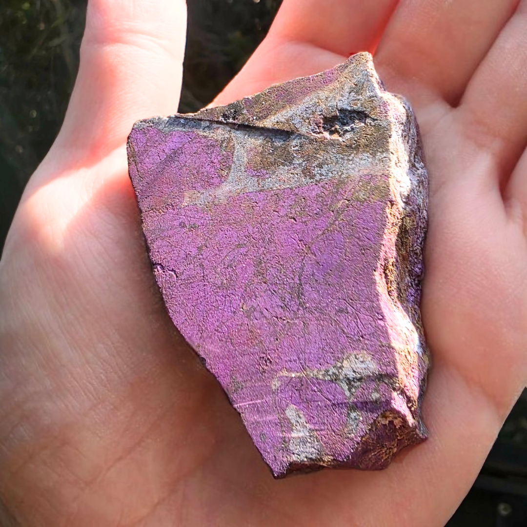 Purpurite Raw with Silver Sheen - 68g